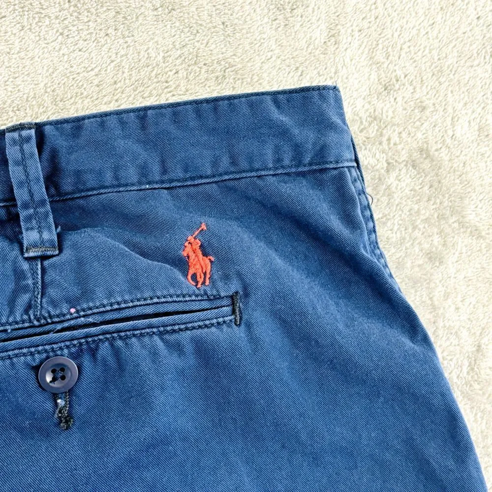 Polo Ralph Lauren Classic Fit Chino Shorts Mens 50B‎ Navy Blue 10